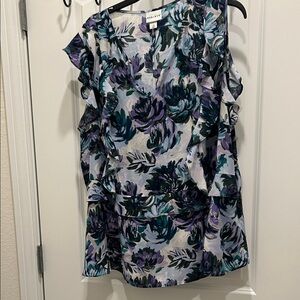 Max Studio Multicolor Floral Blouse